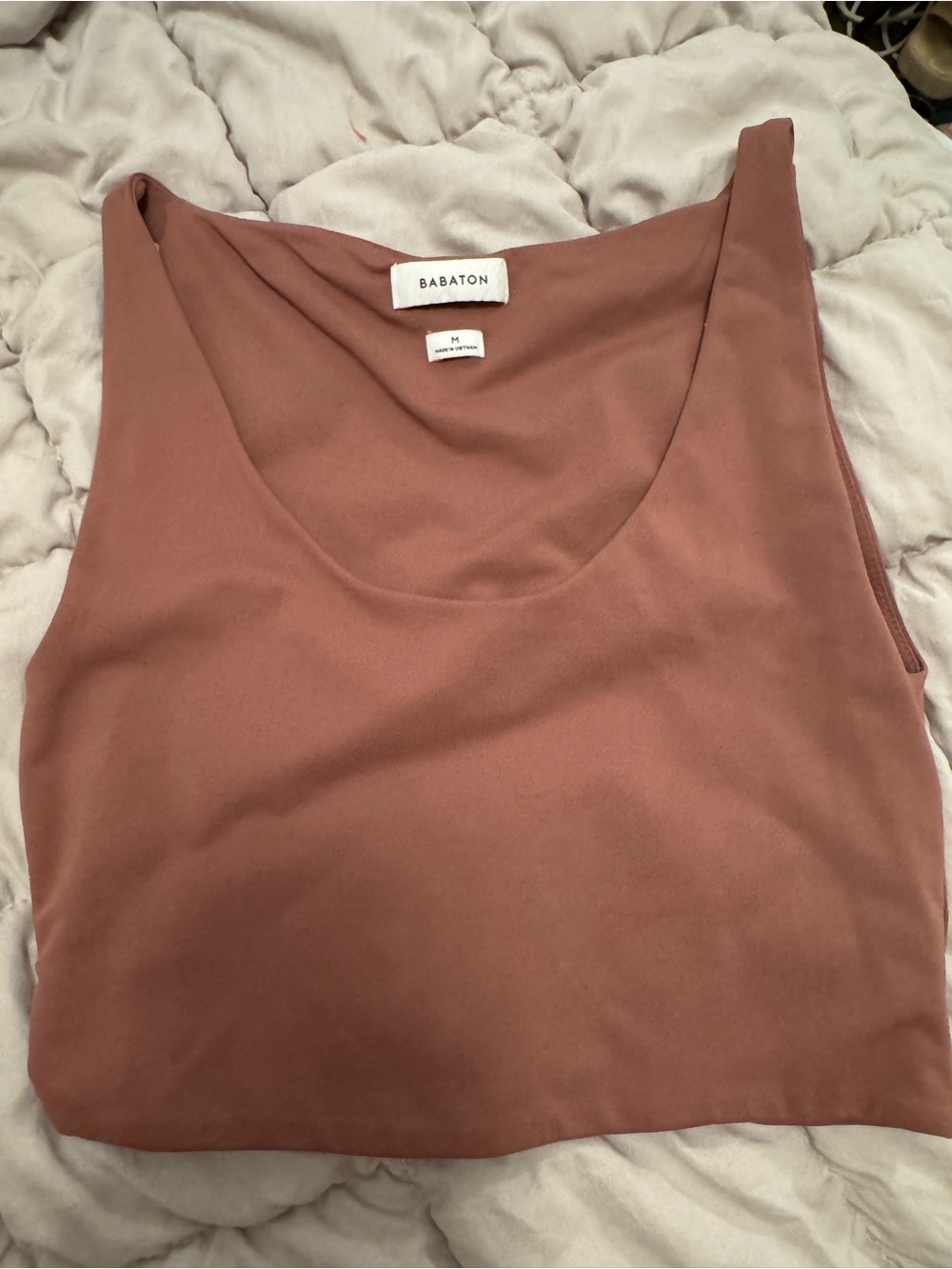 Aritzia Babaton Dusty Rose Scoop Neck Tank